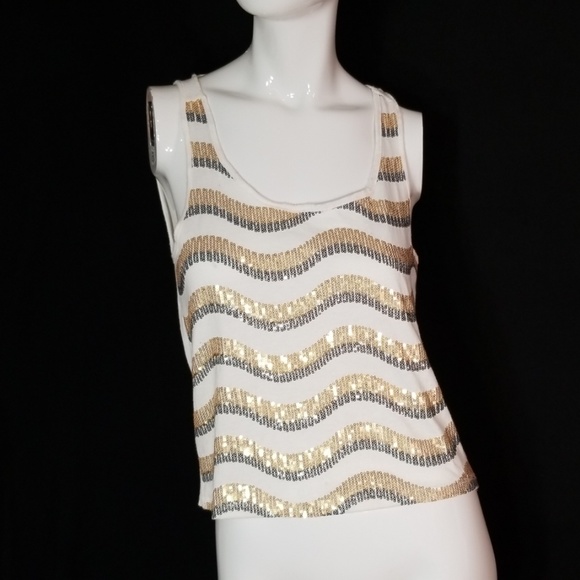 Charlotte Russe Tops - $3❤CHARLOTTE RUSSE Sequin Open Back Tank